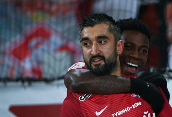 Football. Russian Football Premier League. Spartak vs. Zenit