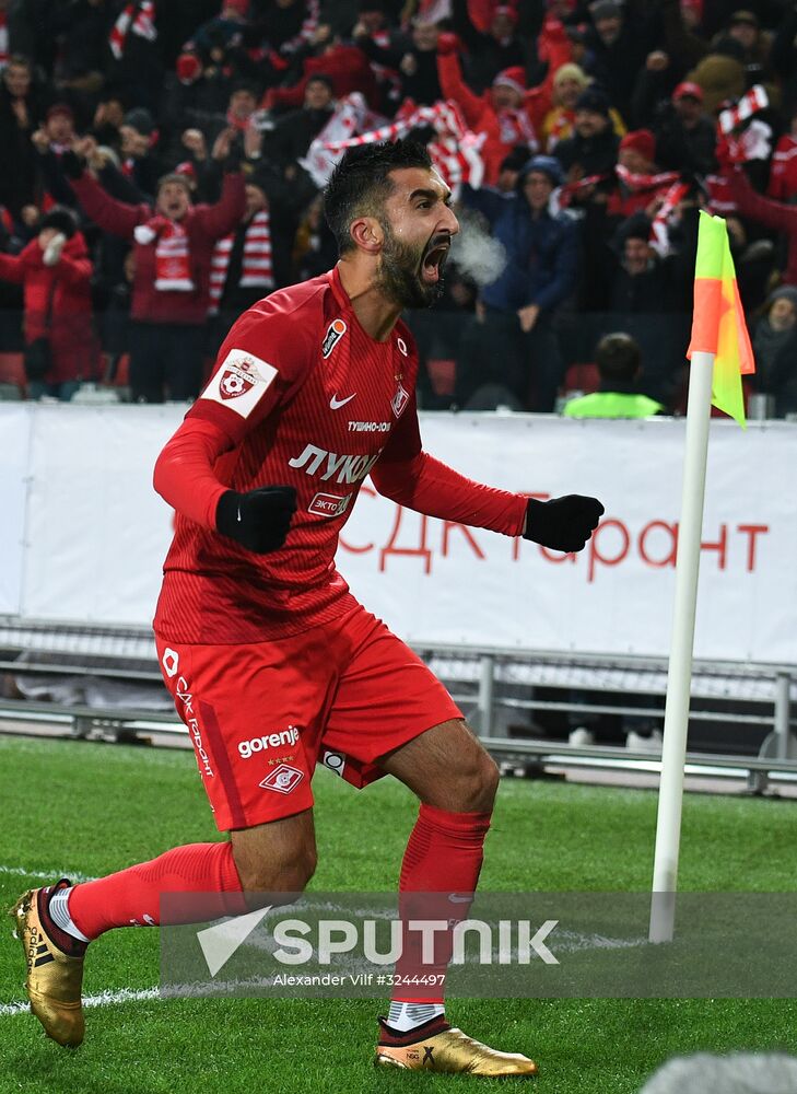 Football. Russian Football Premier League. Spartak vs. Zenit