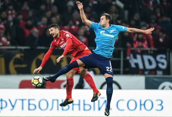 Football. Russian Football Premier League. Spartak vs. Zenit