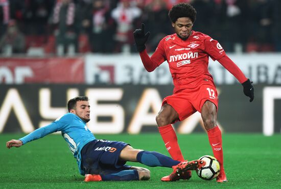 Football. Russian Football Premier League. Spartak vs. Zenit