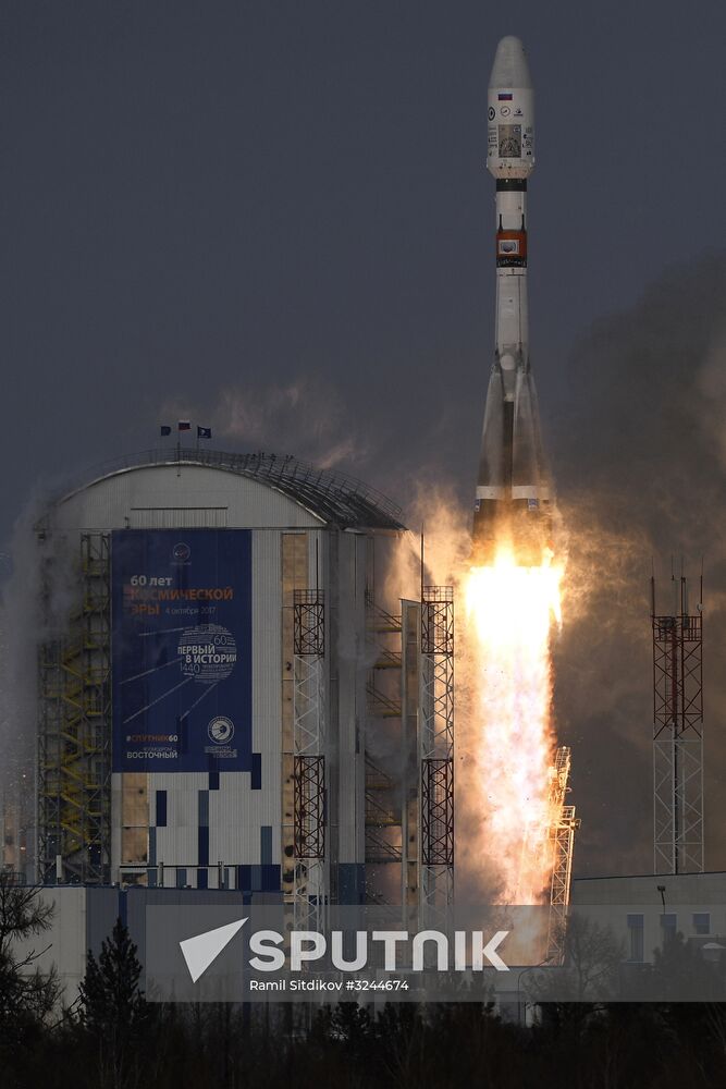 Soyuz-2.16 rocket launches Meteor No. 2-1 spacecraft from Vostochny space center