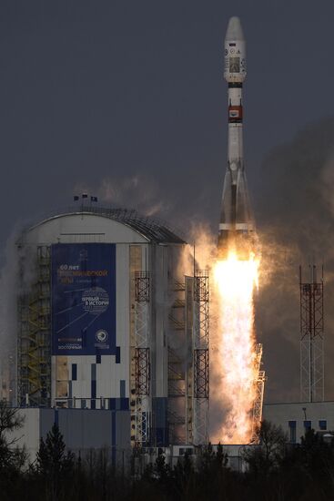Soyuz-2.16 rocket launches Meteor No. 2-1 spacecraft from Vostochny space center