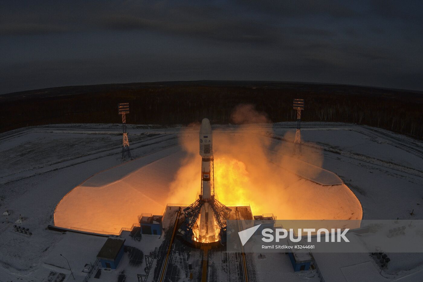 Soyuz-2.16 rocket launches Meteor No. 2-1 spacecraft from Vostochny space center