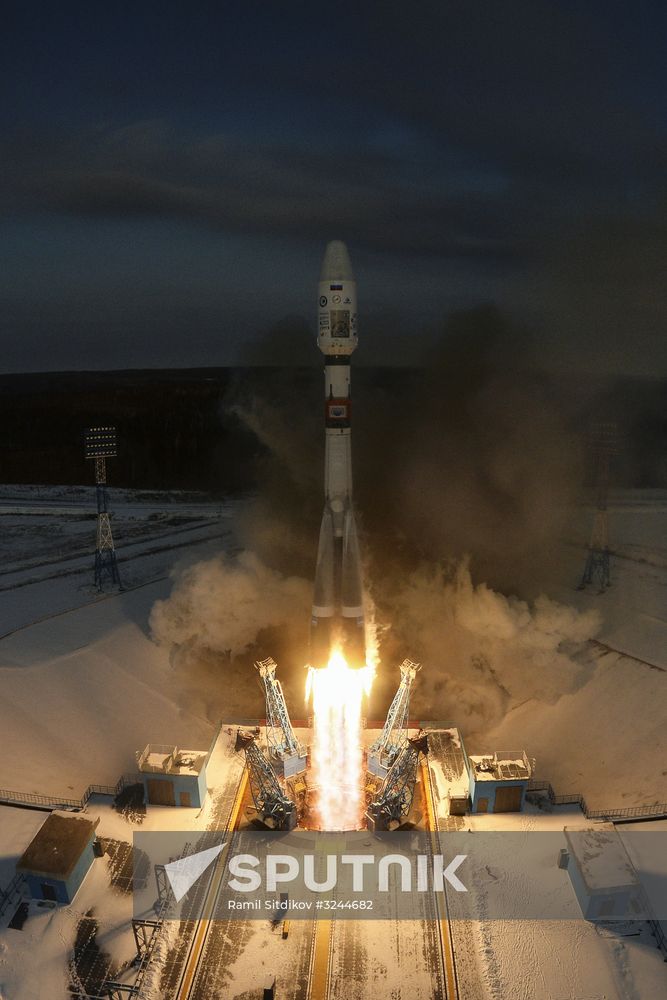 Soyuz-2.16 rocket launches Meteor No. 2-1 spacecraft from Vostochny space center