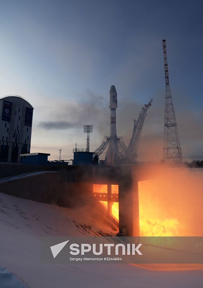 Soyuz-2.16 rocket launches Meteor No. 2-1 spacecraft from Vostochny space center
