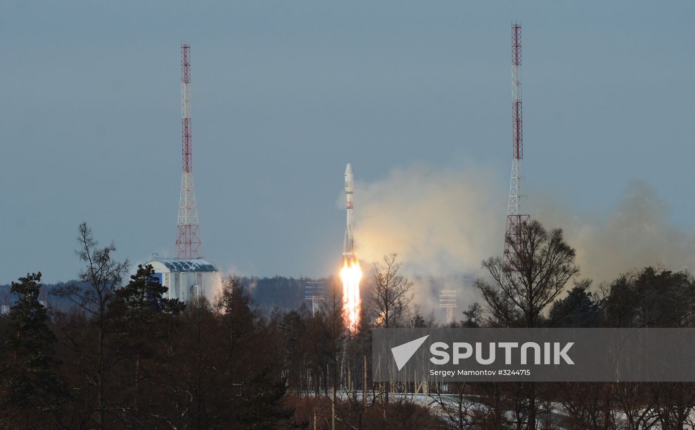 Soyuz-2.16 rocket launches Meteor No. 2-1 spacecraft from Vostochny space center