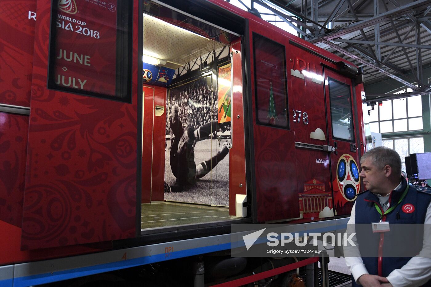 Presentation of 2018 FIFA World Cup official train