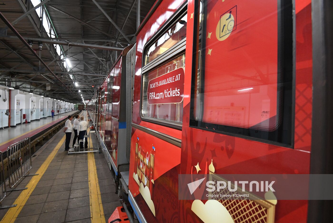Presentation of 2018 FIFA World Cup official train