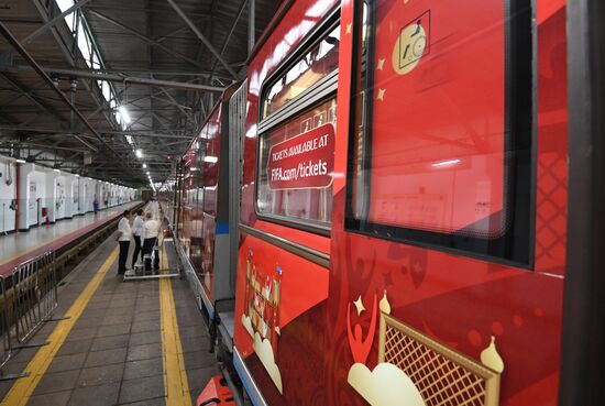 Presentation of 2018 FIFA World Cup official train