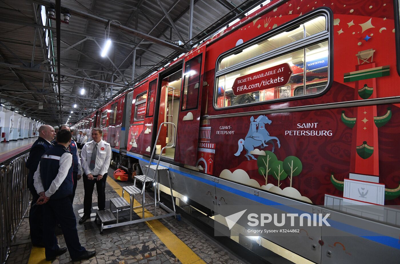 Presentation of 2018 FIFA World Cup official train