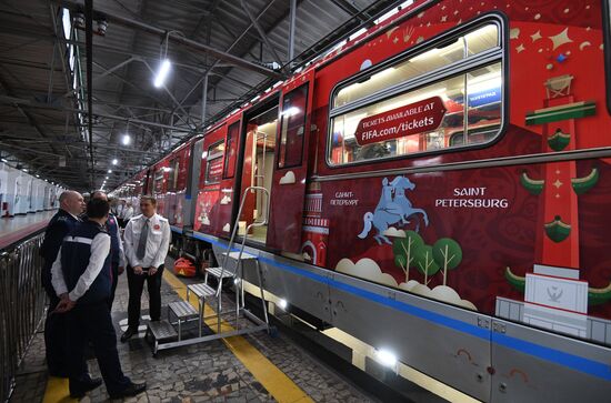 Presentation of 2018 FIFA World Cup official train