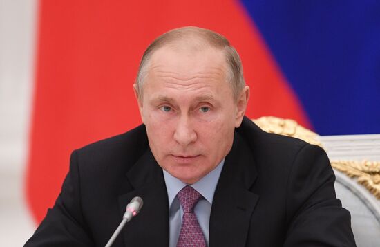 Vladimir Putin chairs Coordinating Council meeting