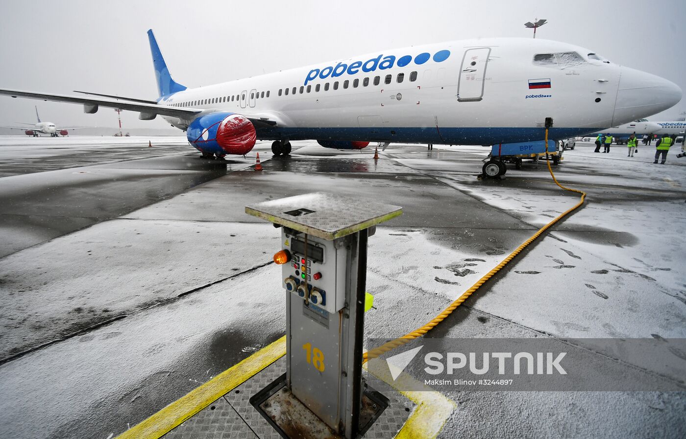 New Boeing 737-800 of Pobeda Airlines