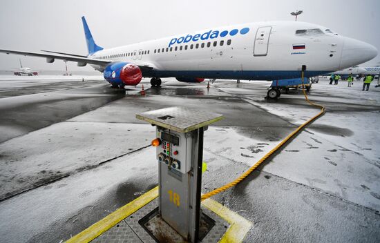 New Boeing 737-800 of Pobeda Airlines