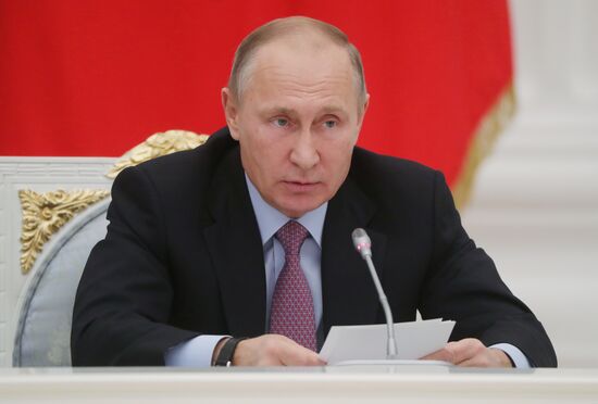 Vladimir Putin chairs Coordinating Council meeting