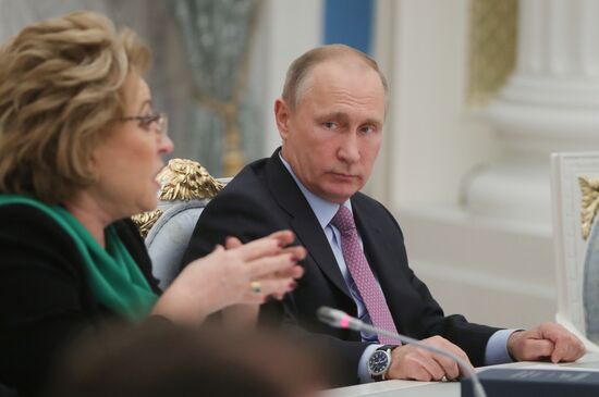 Vladimir Putin chairs Coordinating Council meeting