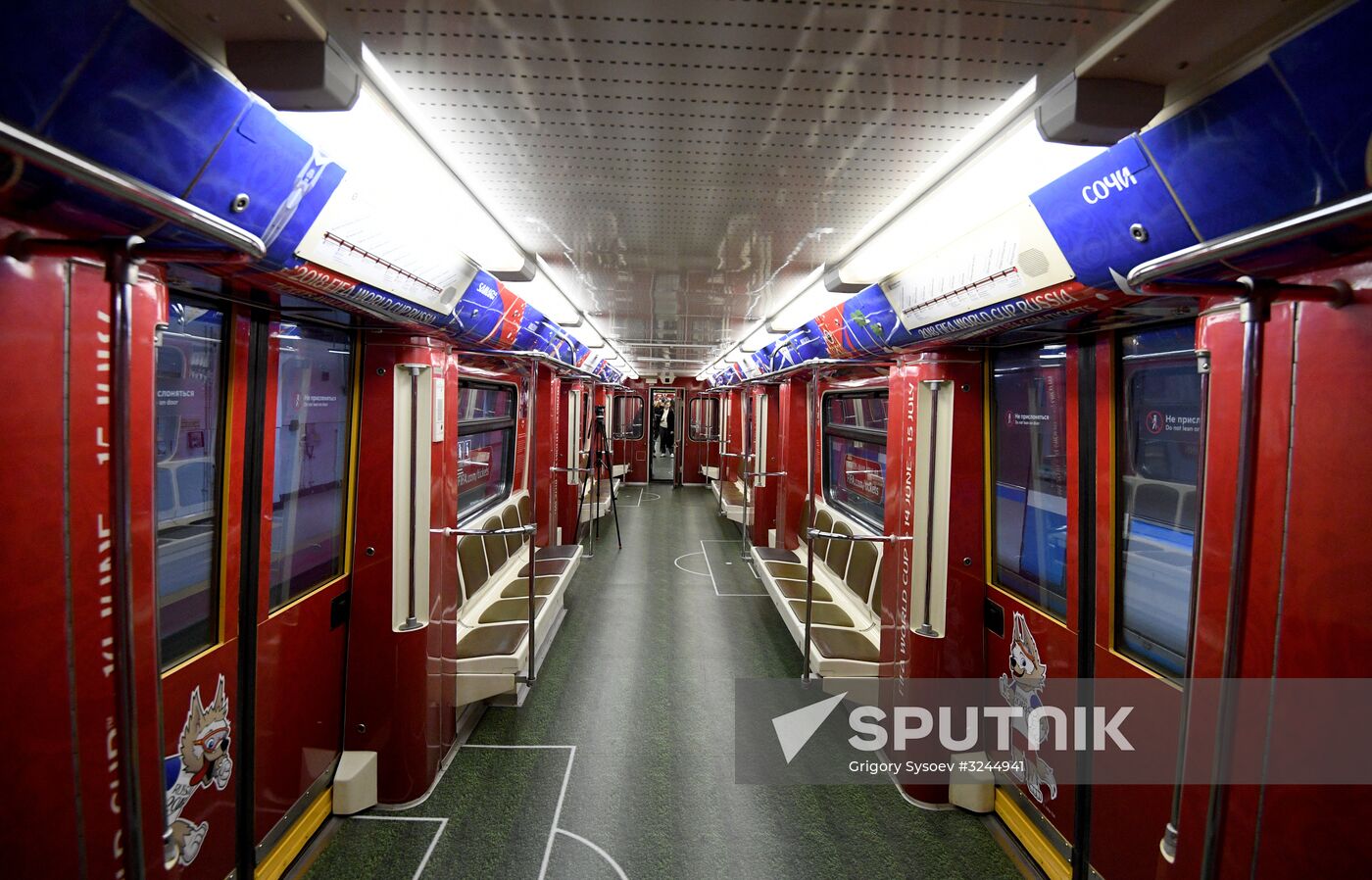 Presentation of official 2018 FIFA World Cup train