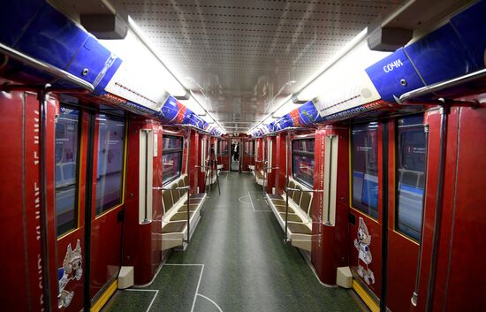 Presentation of official 2018 FIFA World Cup train