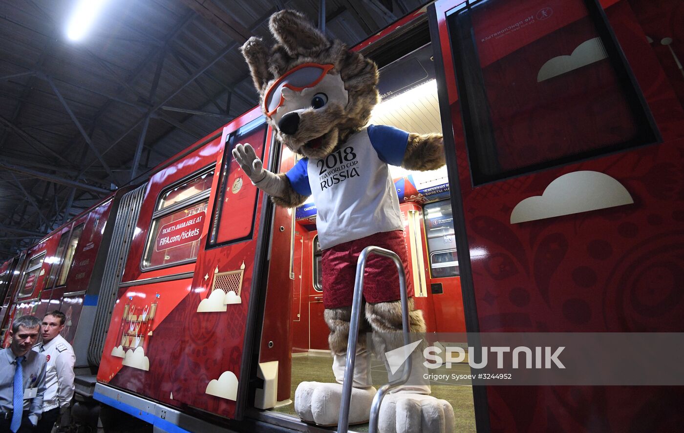 Presentation of official 2018 FIFA World Cup train