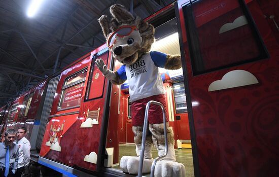 Presentation of official 2018 FIFA World Cup train