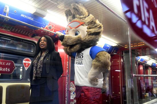Presentation of official 2018 FIFA World Cup train
