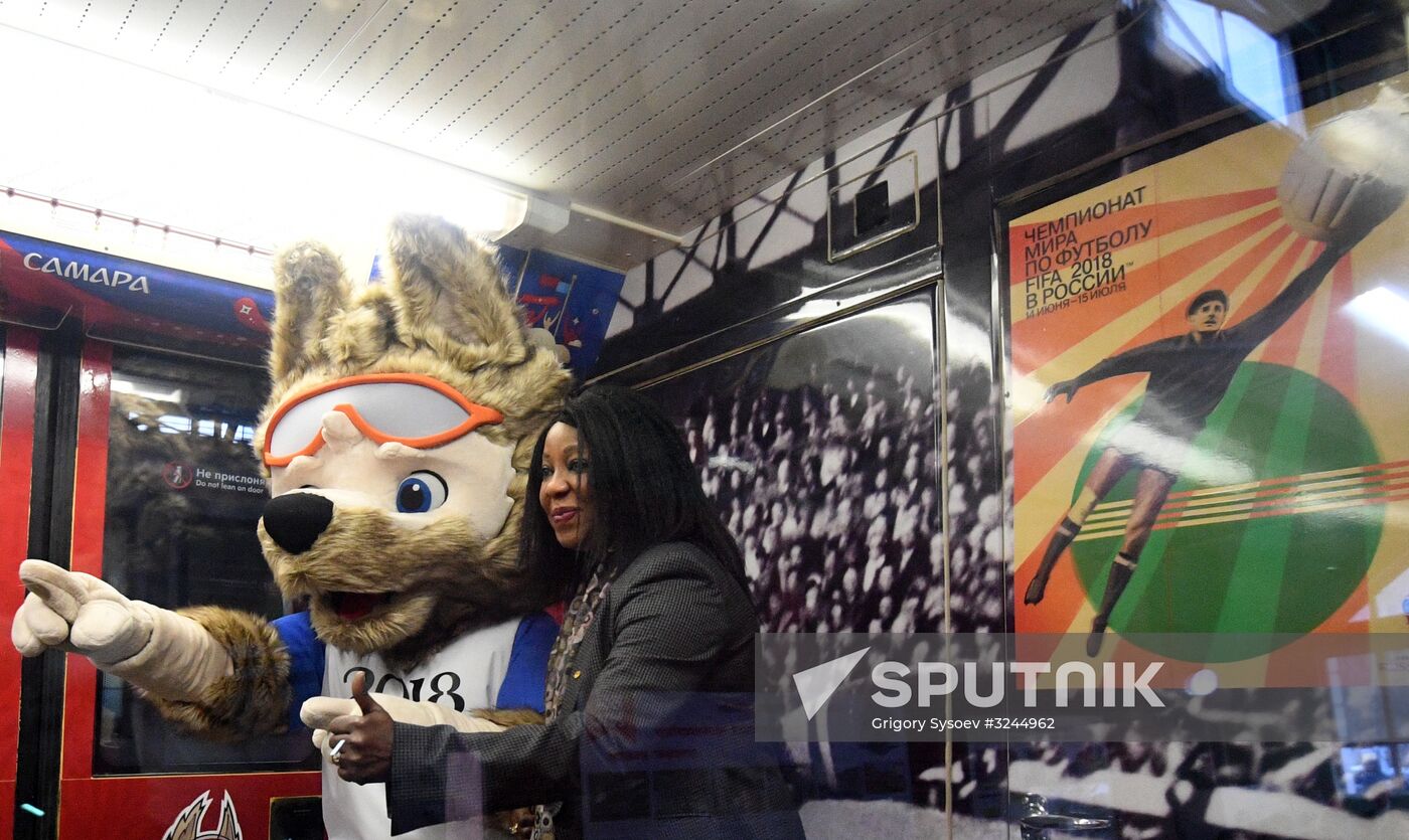Presentation of official 2018 FIFA World Cup train