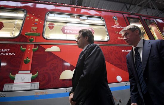 Presentation of official 2018 FIFA World Cup train