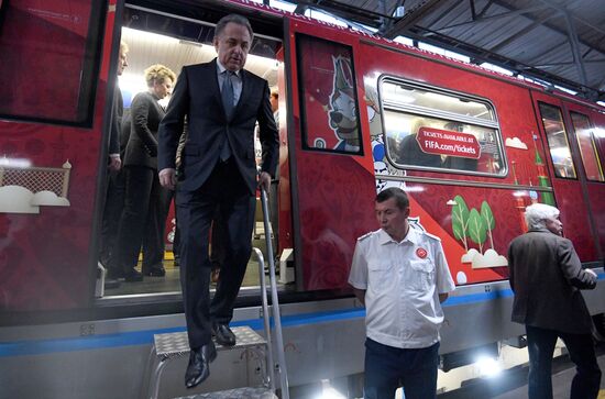Presentation of official 2018 FIFA World Cup train