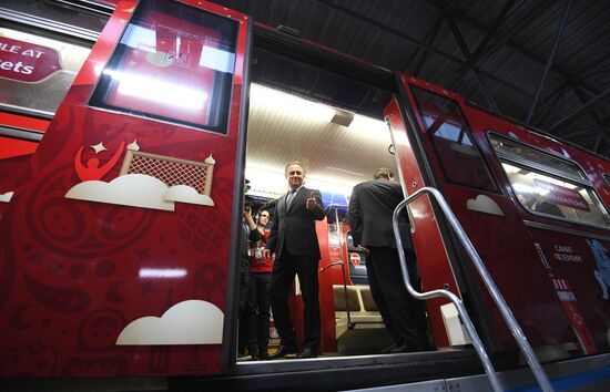 Presentation of official 2018 FIFA World Cup train