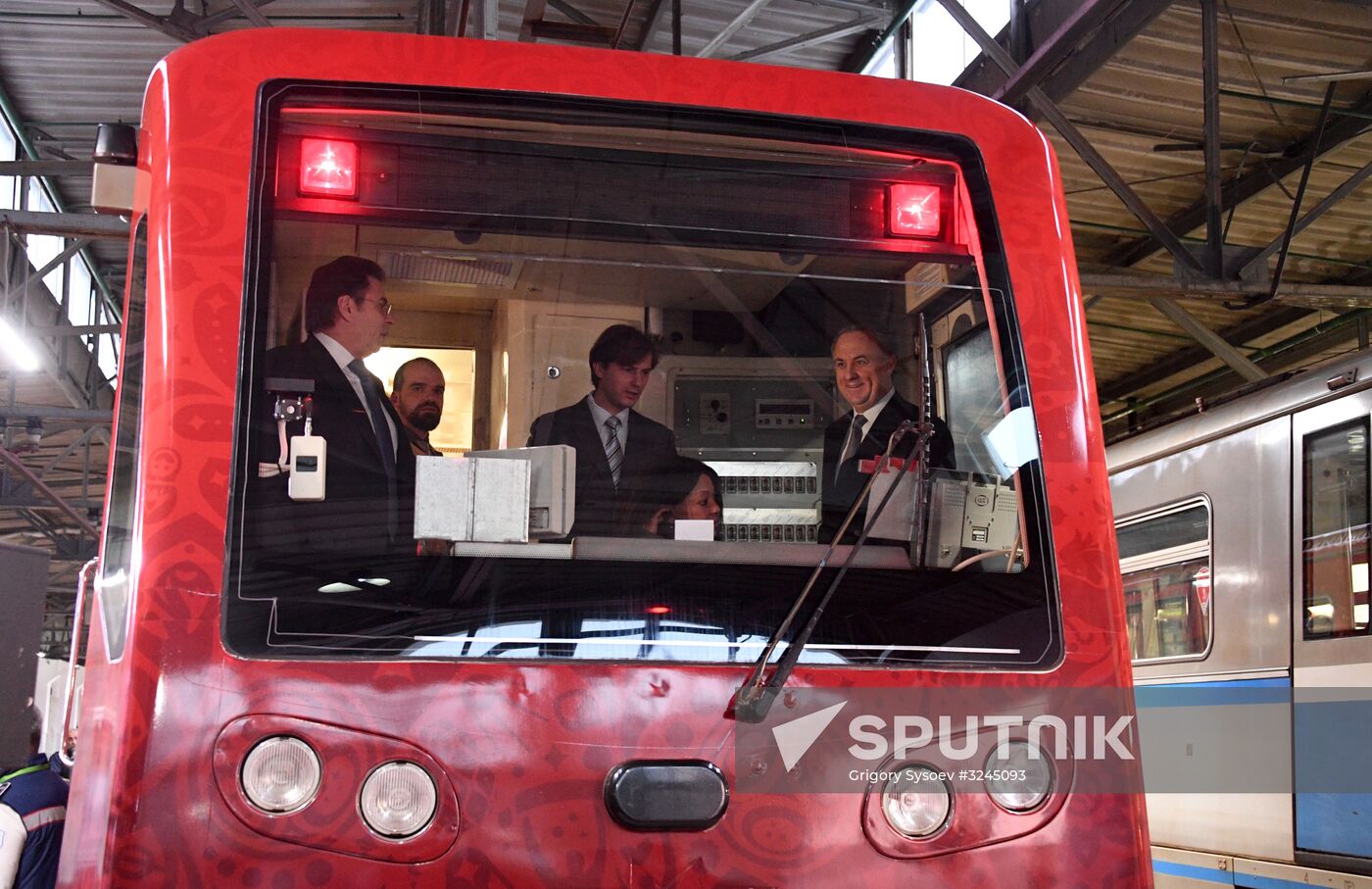 Presentation of official 2018 FIFA World Cup train