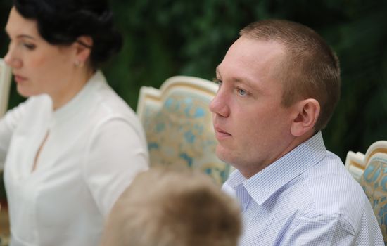 Russian President Vladimir Putin meets with winners of Family of the Year national contest