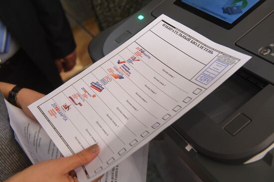 Visual concept presentation for Russian presidential election awareness campaign