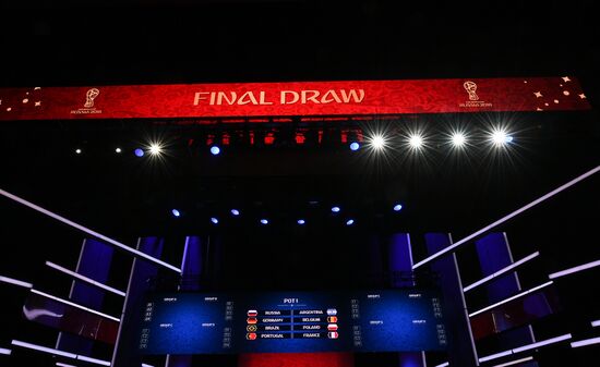 Preparation for 2018 FIFA World Cup draw