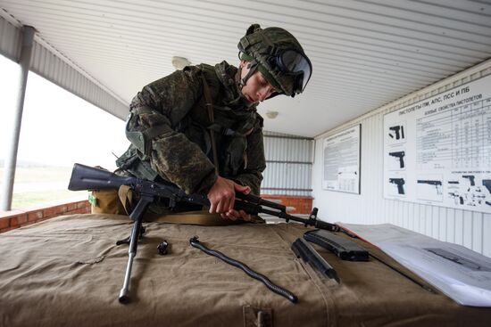 New training year starts at guided missile brigade in Krasnoyarsk Territory