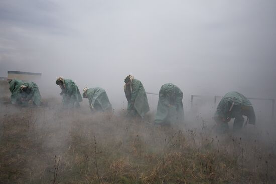 New training year starts at guided missile brigade in Krasnoyarsk Territory