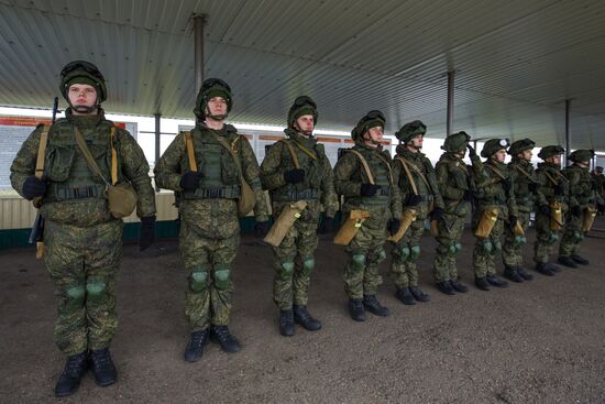 New training year starts at guided missile brigade in Krasnoyarsk Region