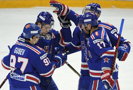 Kontinental Hockey League. SKA vs. Avangard