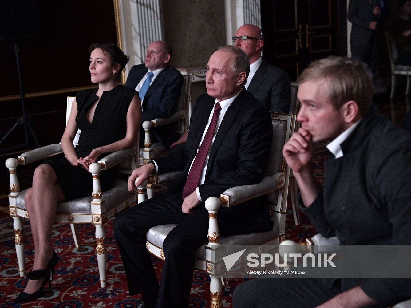 President Vladimir Putin attends screening of film Furious (Legend of Kolovrat)