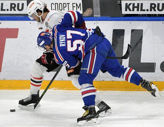 Kontinental Hockey League. SKA vs. Avangard