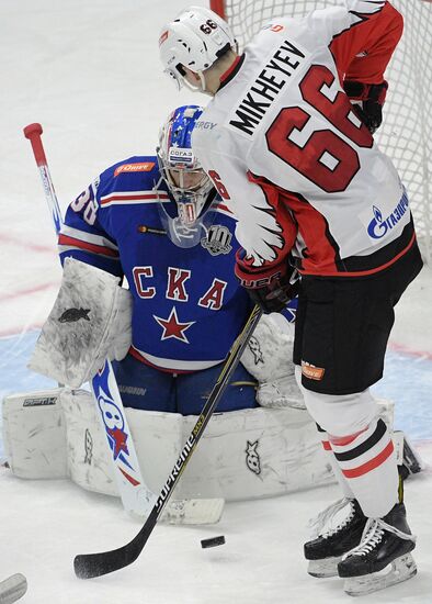 Kontinental Hockey League. SKA vs. Avangard