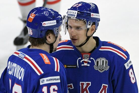 Kontinental Hockey League. SKA vs. Avangard