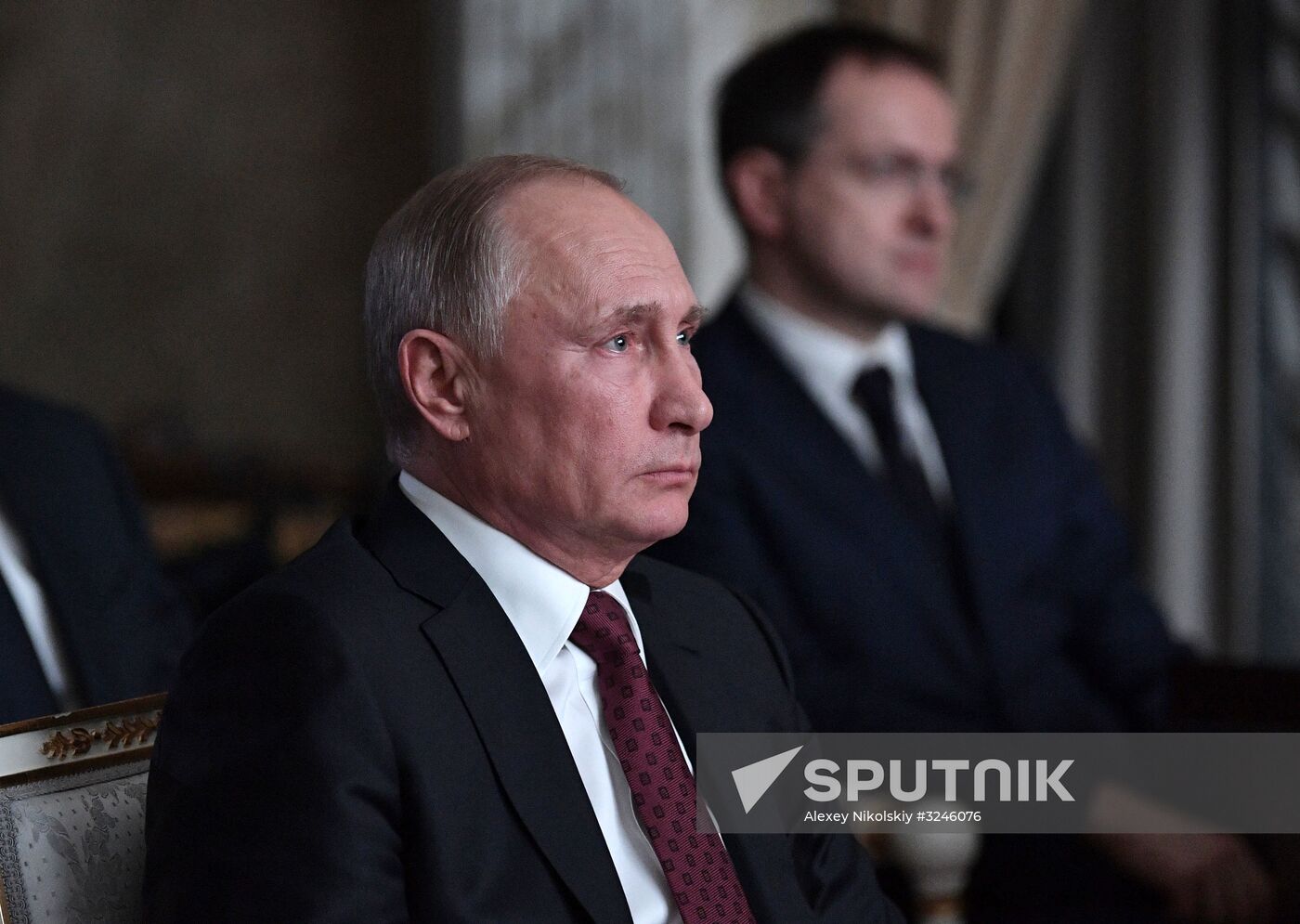 President Vladimir Putin attends screening of film Furious (Legend of Kolovrat)