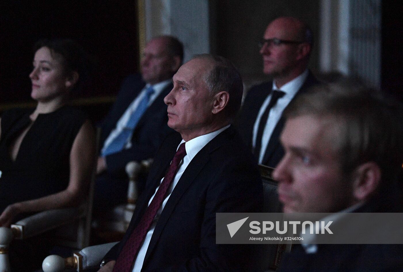 President Vladimir Putin attends screening of film Furious (Legend of Kolovrat)