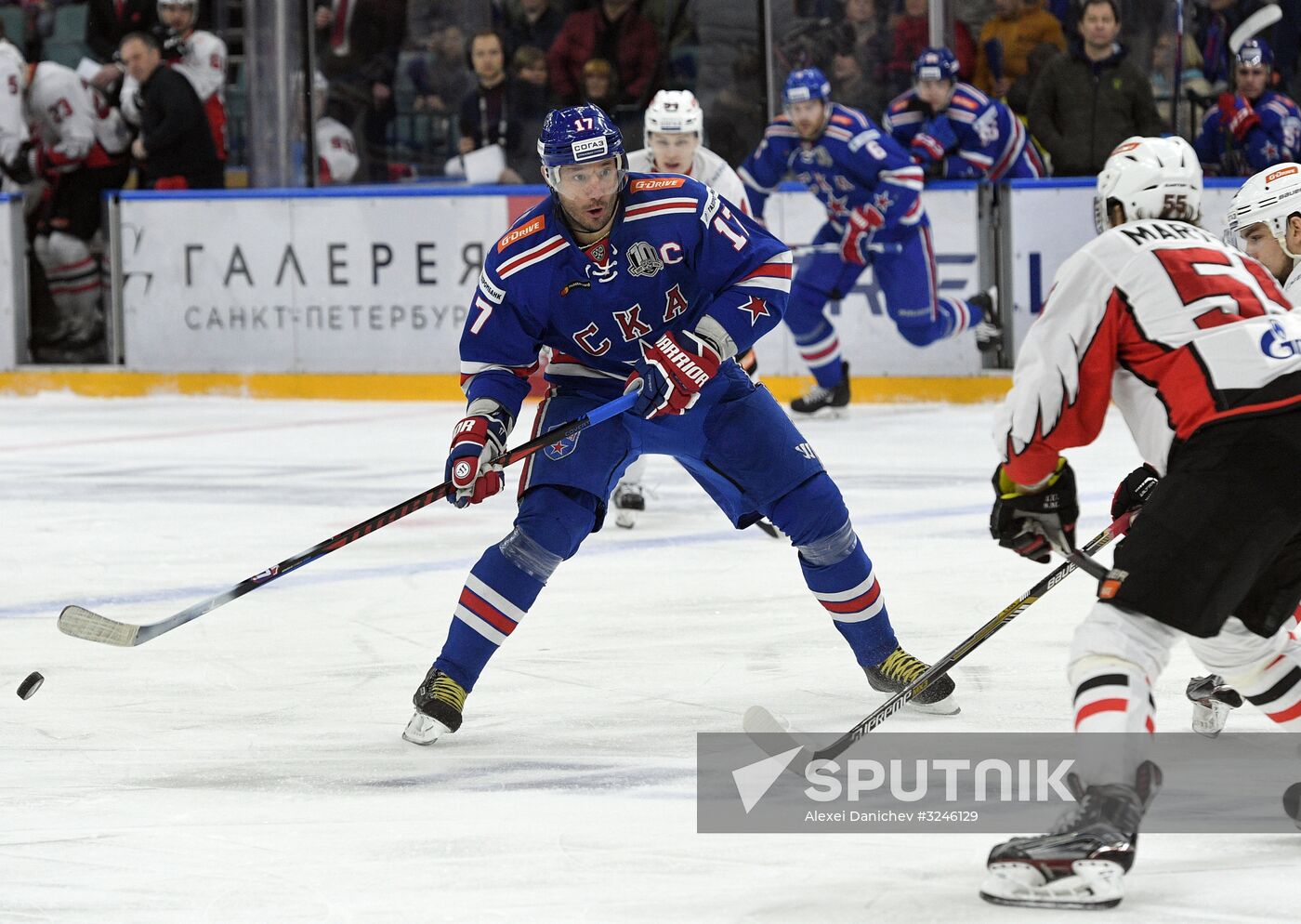 Kontinental Hockey League. SKA vs. Avangard