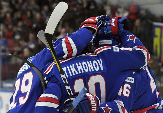 Kontinental Hockey League. SKA vs. Avangard