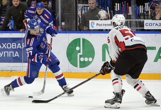 Kontinental Hockey League. SKA vs. Avangard