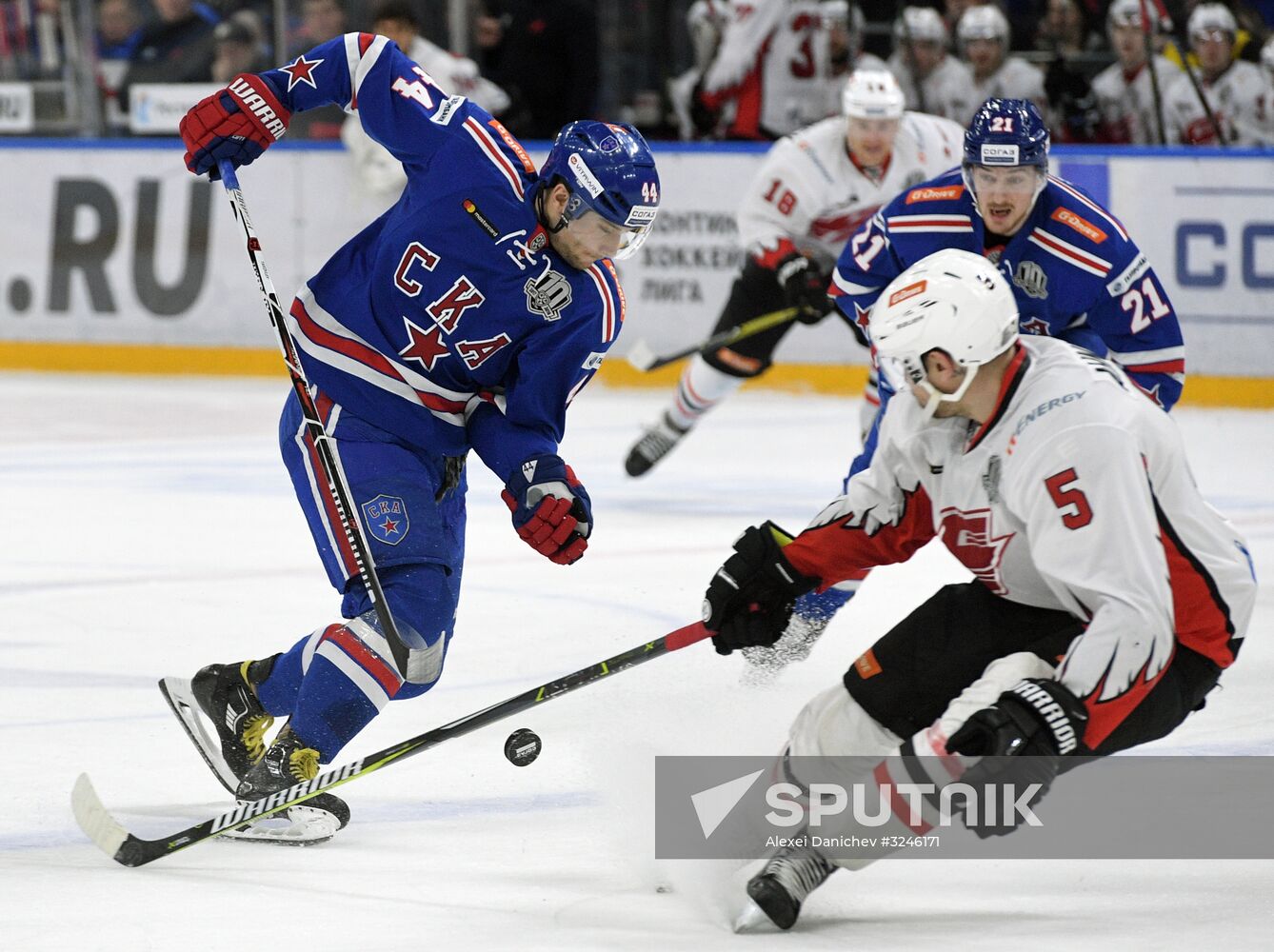 Kontinental Hockey League. SKA vs. Avangard