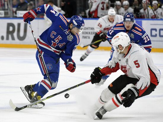 Kontinental Hockey League. SKA vs. Avangard