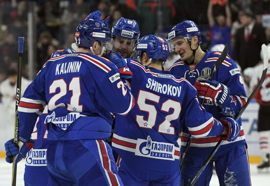 Kontinental Hockey League. SKA vs. Avangard