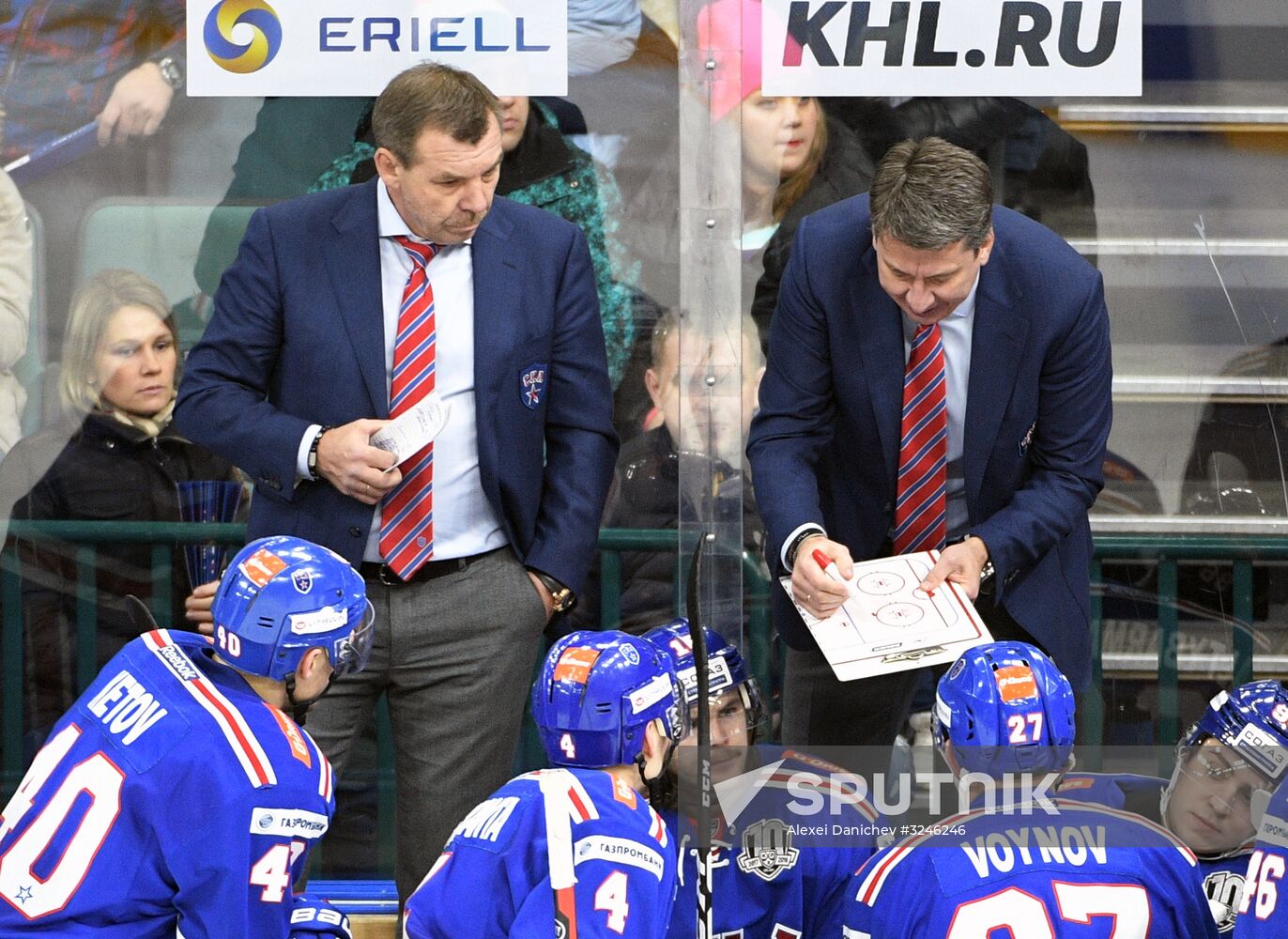 Kontinental Hockey League. SKA vs. Avangard